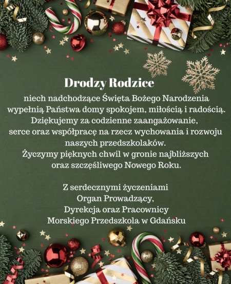 Życzenia Świąteczne  