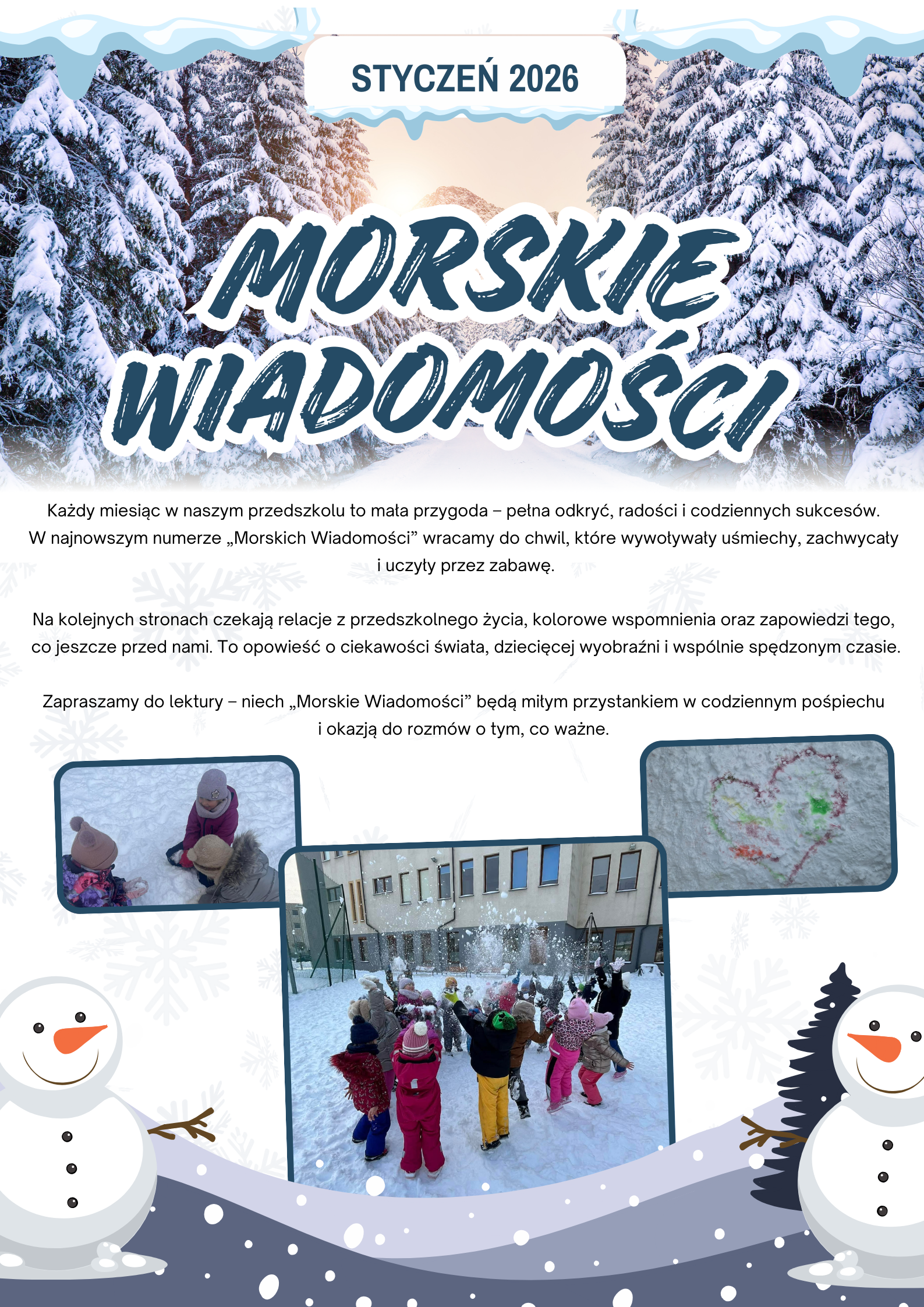 Styczniowy numer gazety ''Morskie wiadomości''
