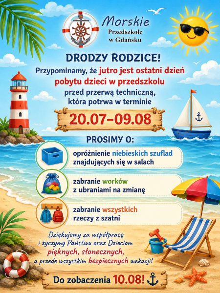 Wakacyjna przypominajka 